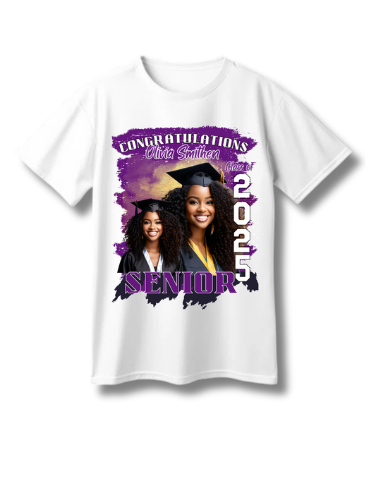 Personalized 2025 Graduation T-Shirt