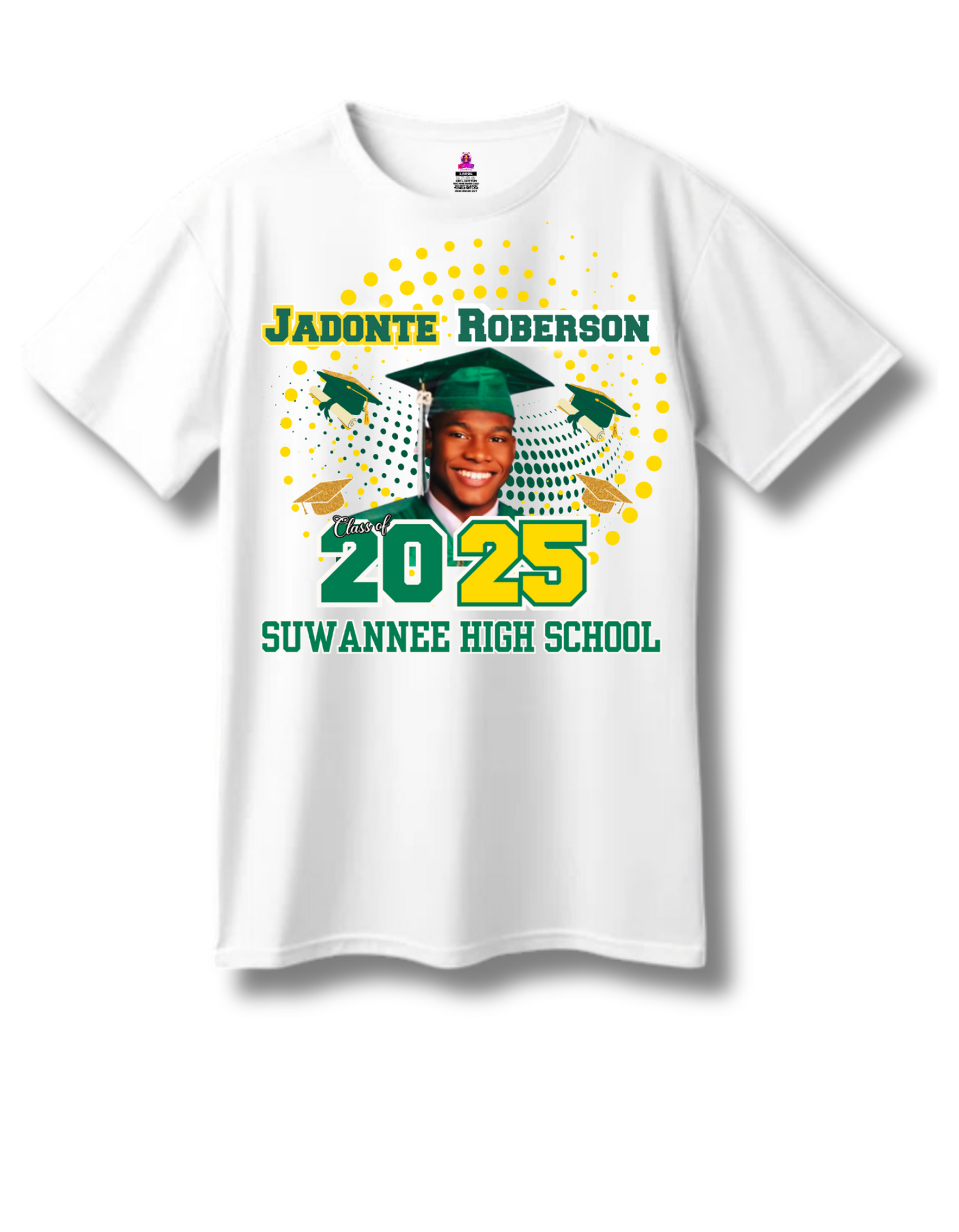 PERSONALIZED 2025 GRADUATION T-SHIRT