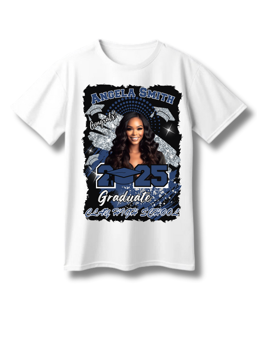 Personalized 2025 Graduation T-Shirt