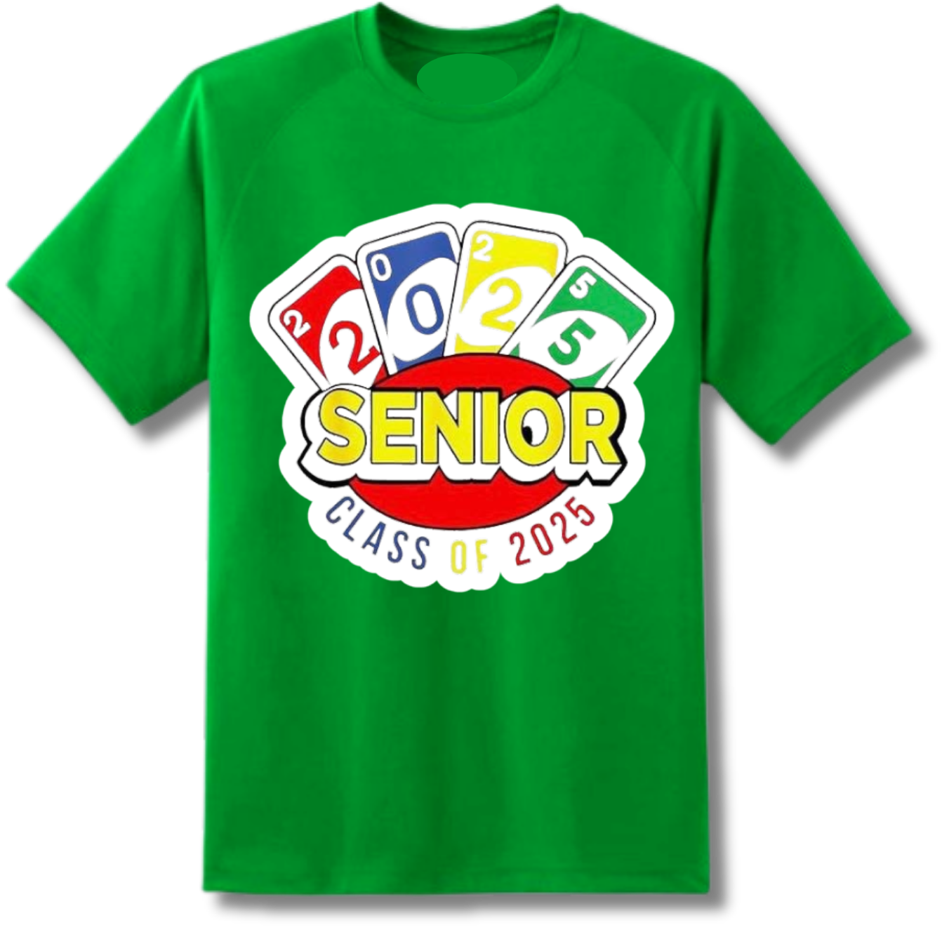 UNO-Inspired Senior 2025 T-Shirt: Game On!