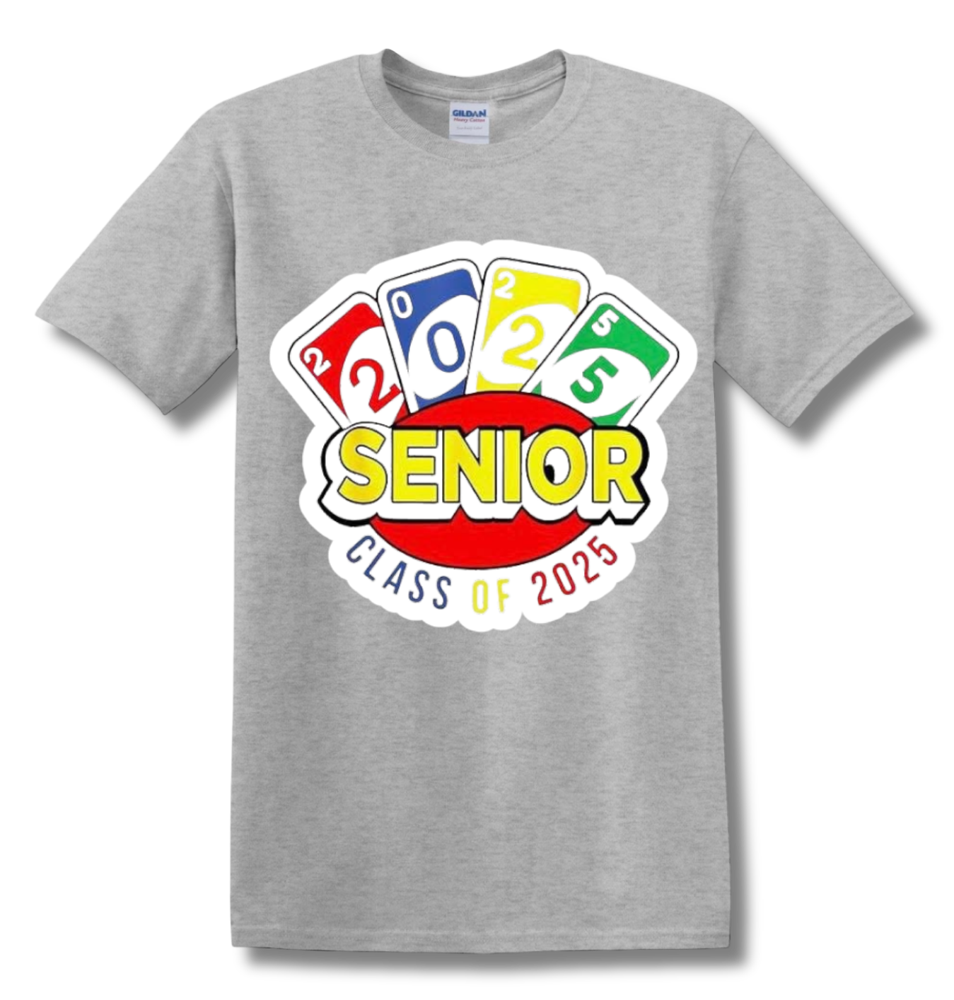 UNO-Inspired Senior 2025 T-Shirt: Game On!