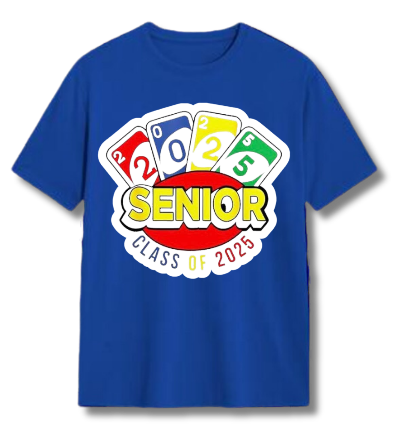 UNO-Inspired Senior 2025 T-Shirt: Game On!